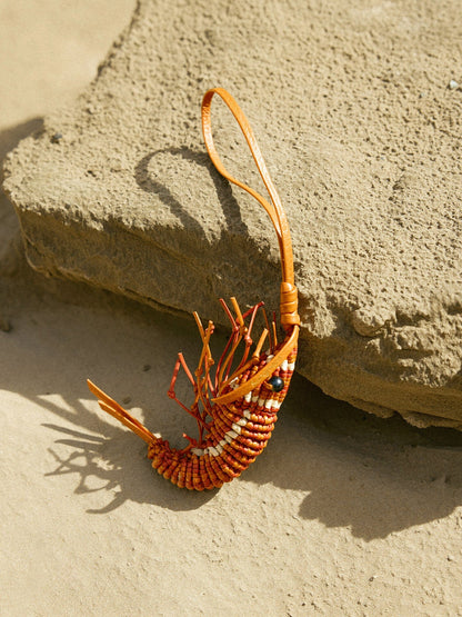 Bouncing Shrimp Charm