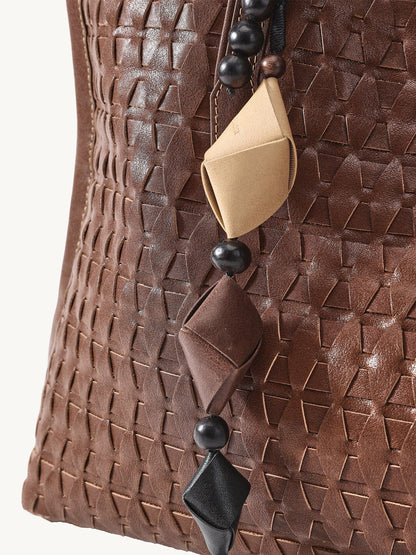 Medium Lattice Tote