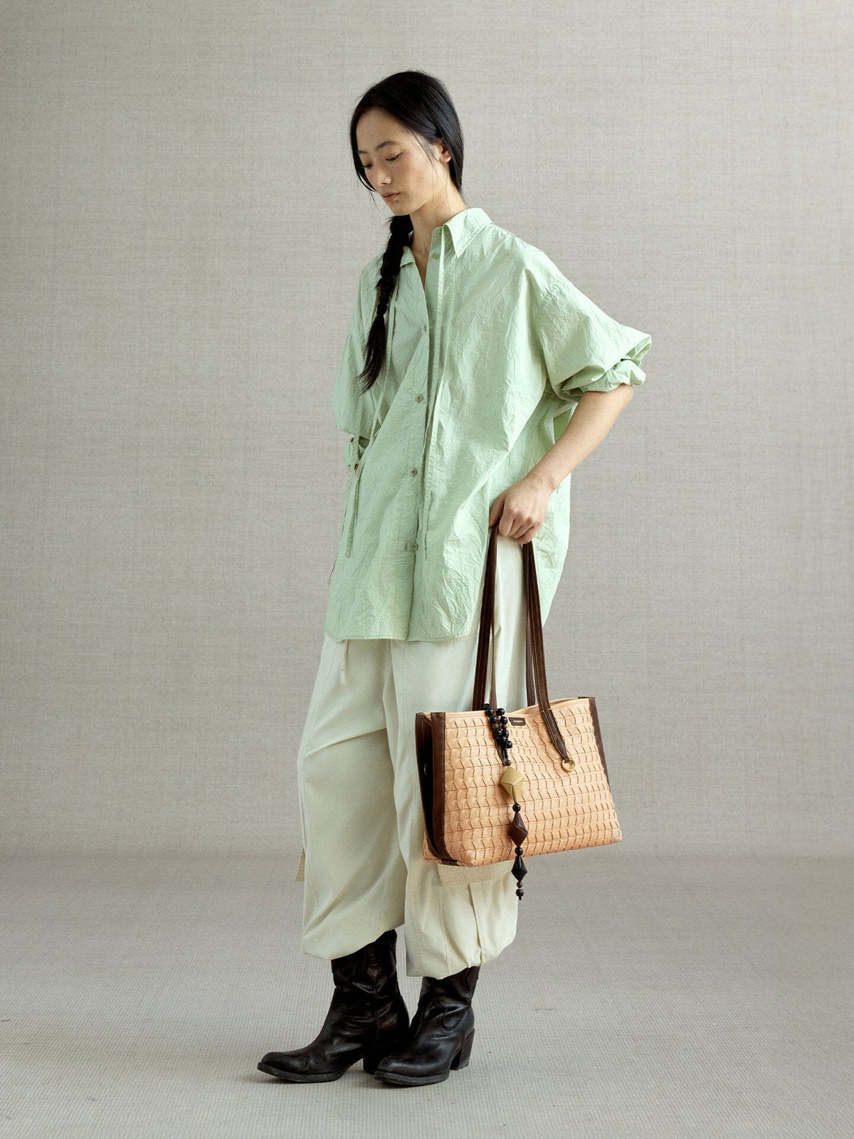 Small Lattice Tote